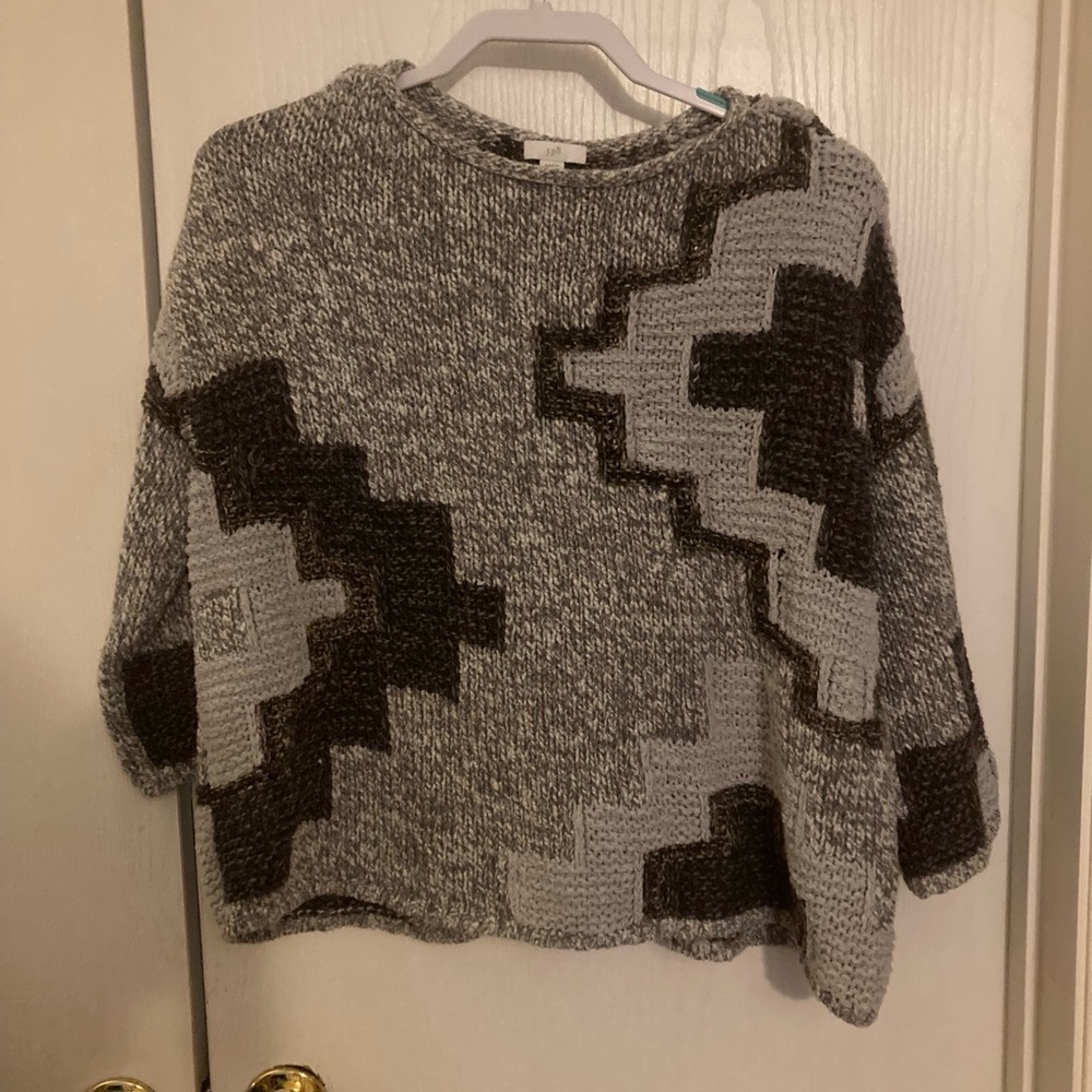 J Jill Block Build Sweater